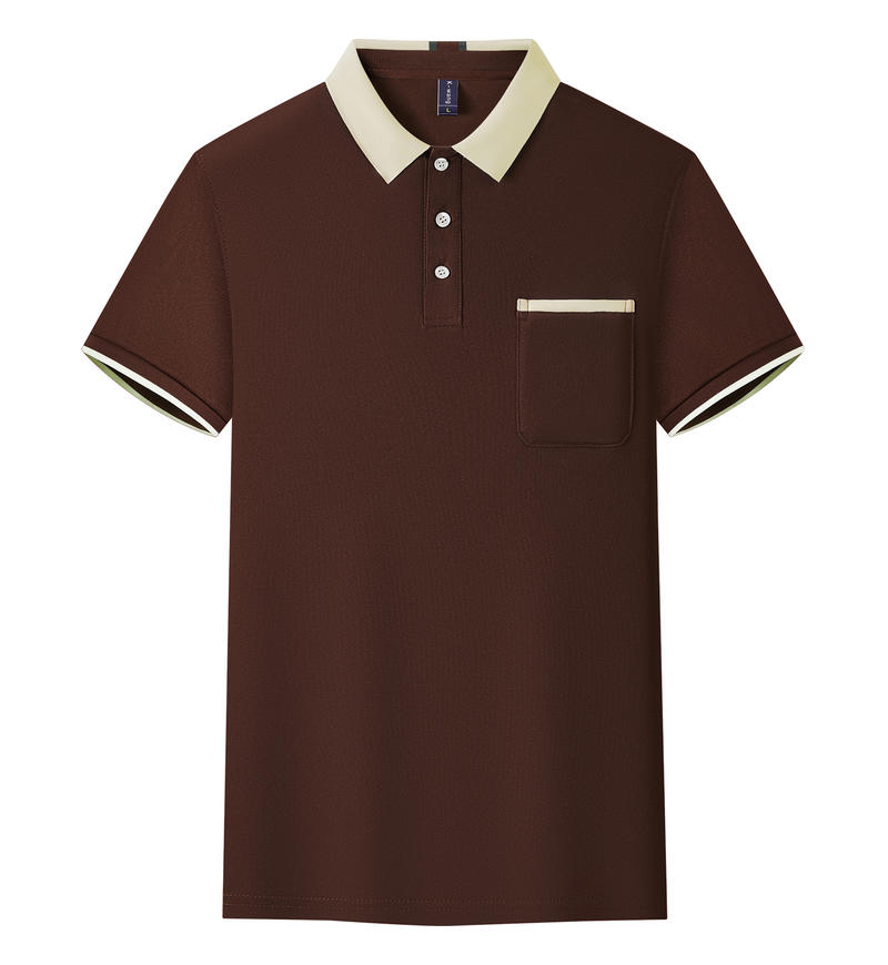 商品封面图片,青铜系列撞色拼接口袋款翻领