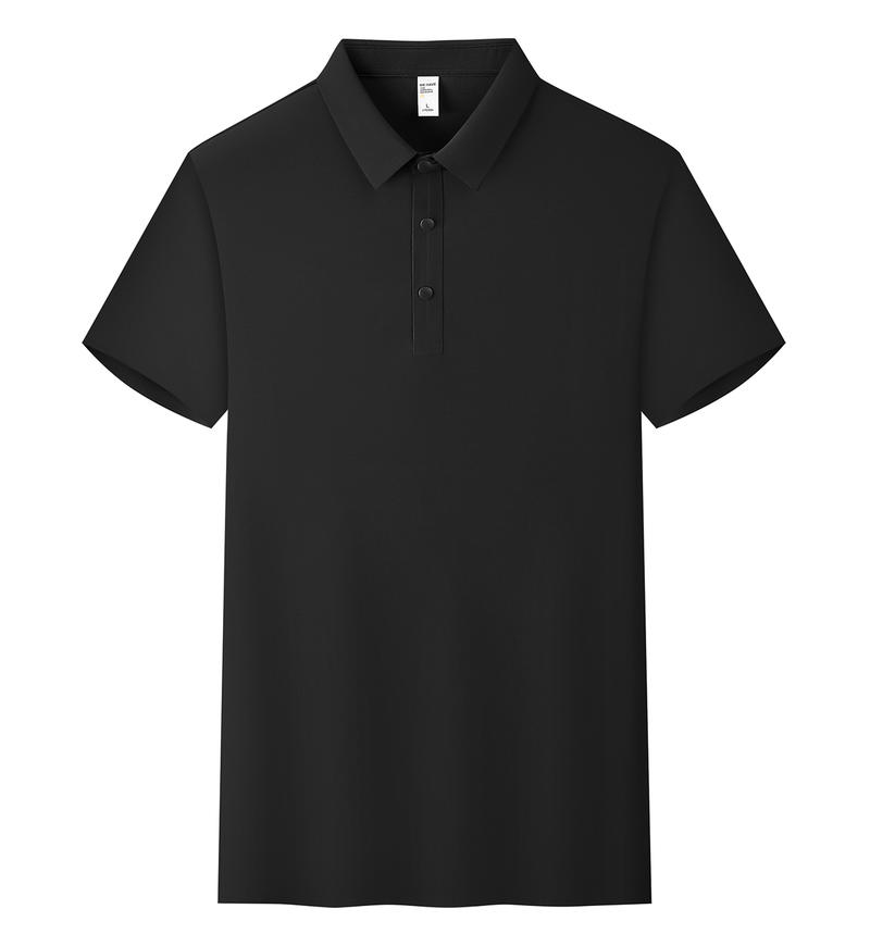 商品封面图片,笛星系列无痕珠地翻领(下摆开叉)