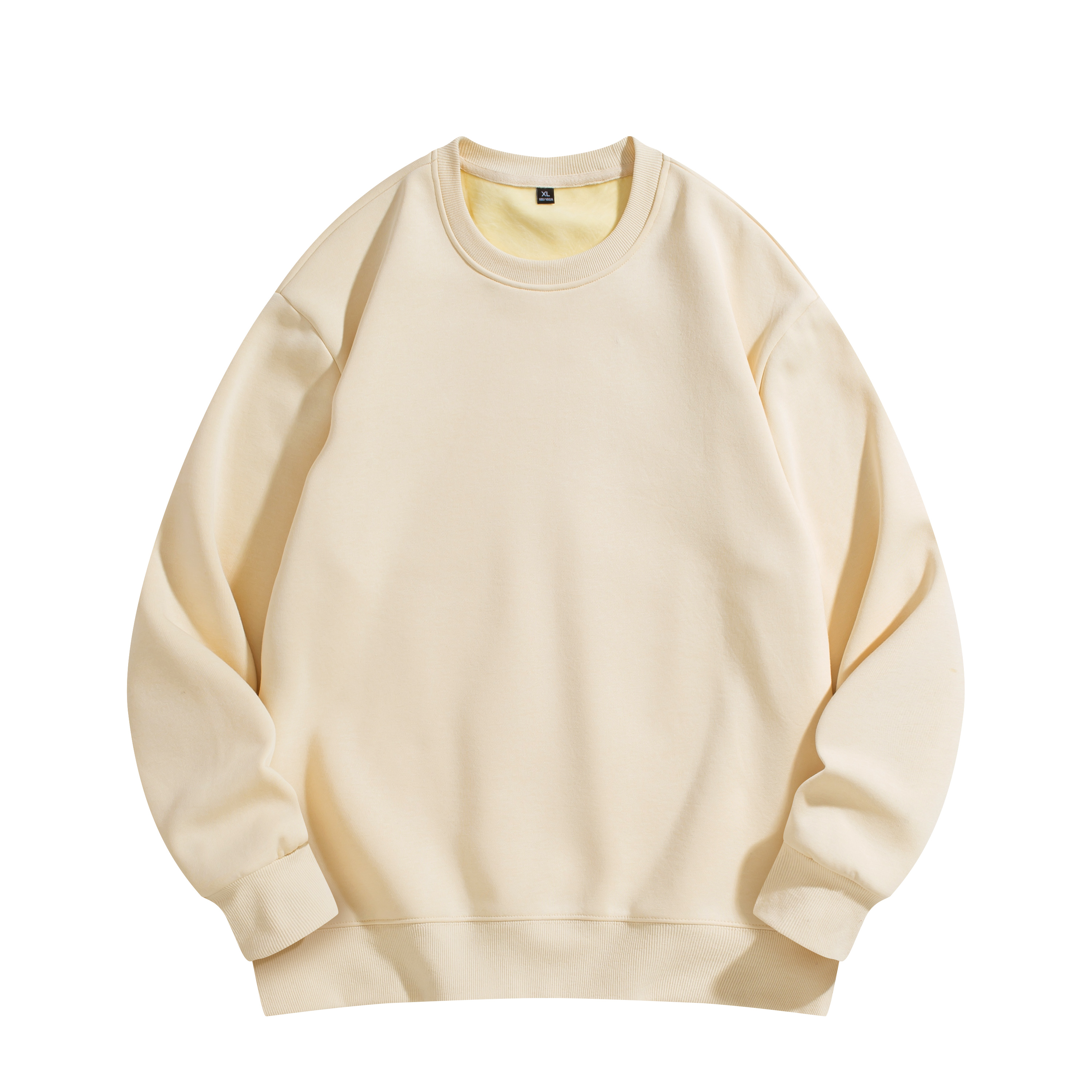 BYB0028 420克加绒超柔圆领卫衣（特价产品 非质量问题不退换）