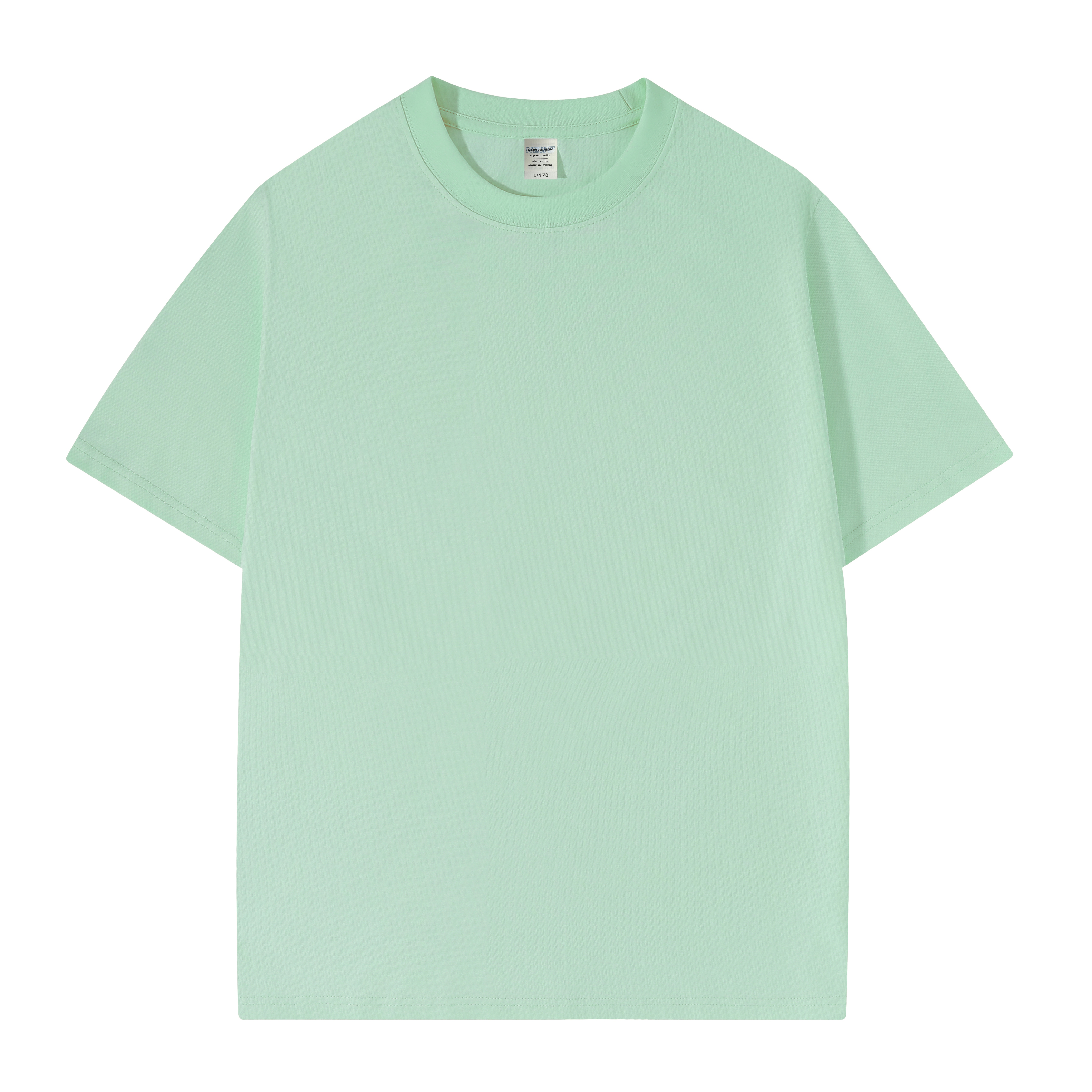 新款M083 新款M083 纯棉正肩圆领短袖(230克)