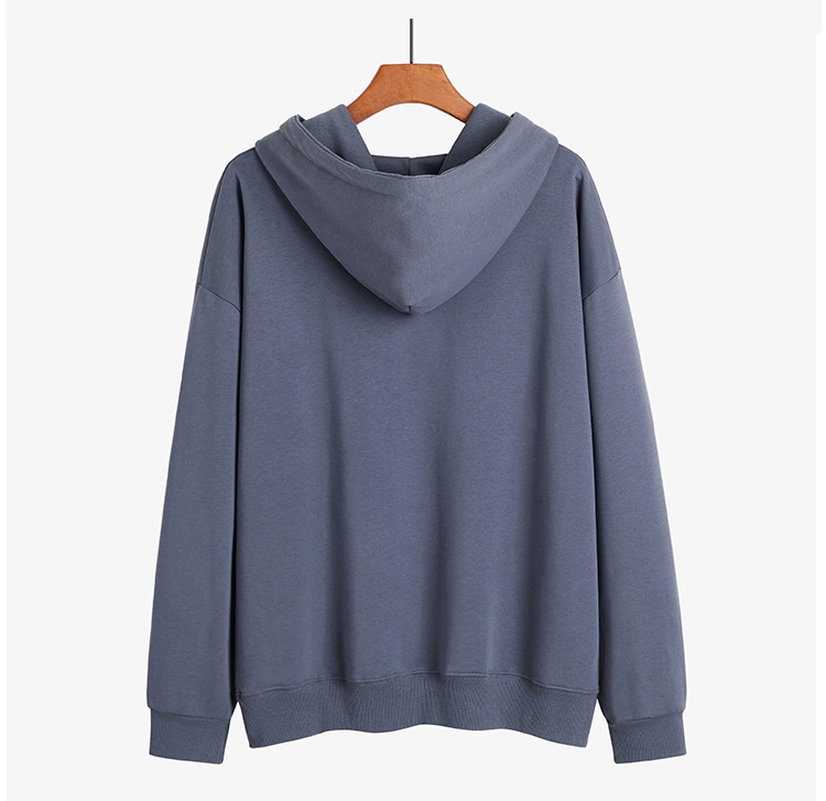 hy 555b# 280g 纯棉 连帽大毛圈卫衣 潮版落肩款